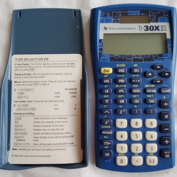 Texas Instruments TI-30X IIS 2-Line Scientific Calculator - Picture 1 of 6